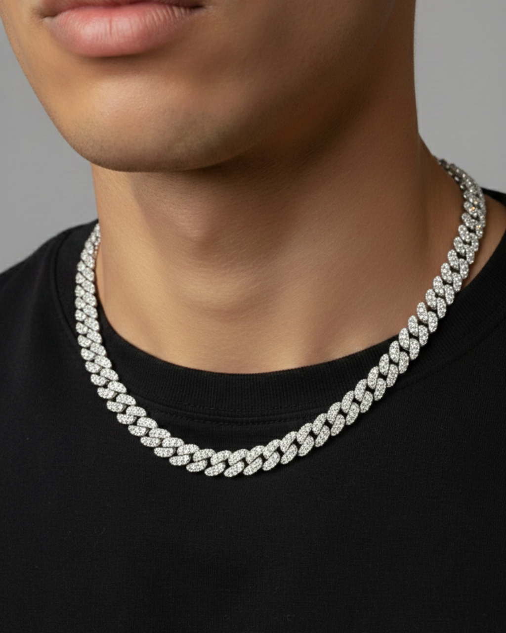 Iced Cuban Link Mens Neck Chain