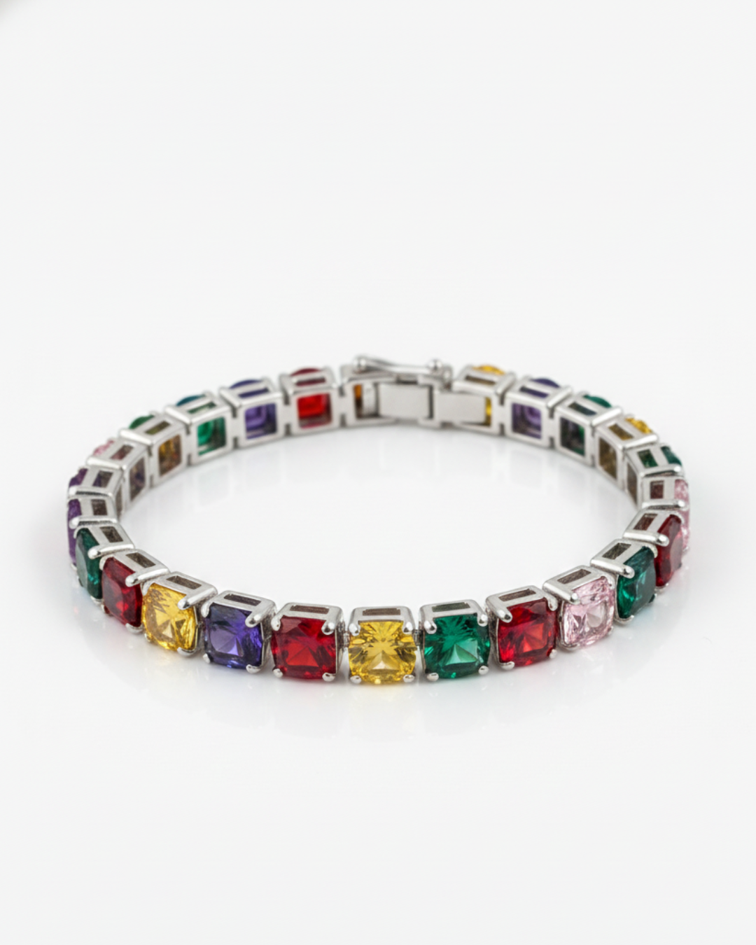 Chrome Tennis Bracelet