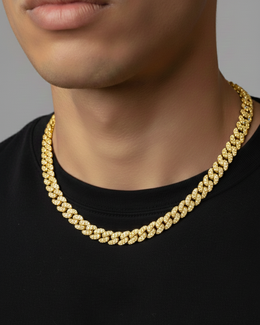 Iced Cuban Link Mens Neck Chain