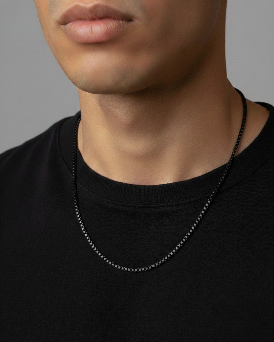 The Black Link Neck Chain